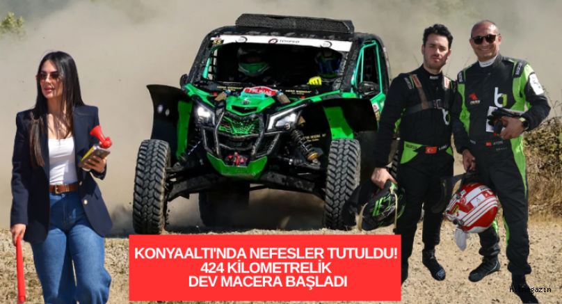KONYAALTI'NDA NEFESLER TUTULDU! 424 KİLOMETRELİK DEV MACERA BAŞLADI