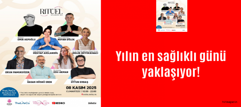  Ritüel Wellbeing Day: Sağlıklı Yaşamın Yeni Ritüeli Sizi Bekliyor!