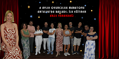 4 Aylık Oyunculuk Maratonu Başladı: İlk Eğitmen Arzu Yanardağ!