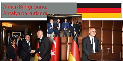 Alman Birliği Günü, Antalya'da kutlandı