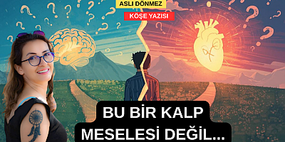 ASLI DÖNMEZ KÖŞE YAZISI: BU BİR KALP MESELESİ DEĞİL...