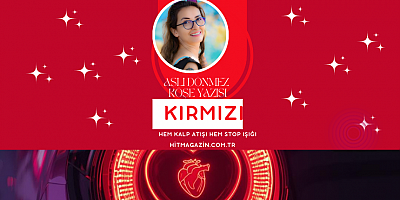 ASLI DÖNMEZ  KÖŞE YAZISI :KIRMIZI: HEM KALP ATIŞI HEM STOP IŞIĞI