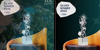 ELA EXCELLENCE RESORT BELEK'E ULUSLARARASI TASARIM ÖDÜLÜ
