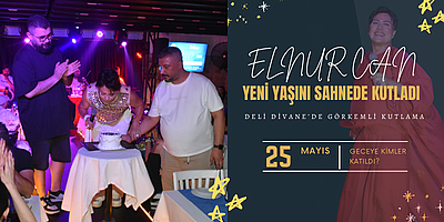 Elnur Can'dan Sahneden Duygusal Doğum Günü Kutlaması! Şampanya Yağmuru, Pırlantalı Saat ve Diva Sürprizi!