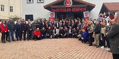 Gazeteciler 10 Ocak Gününü Cemiyetlerinin Bahçesinde Kutladı
