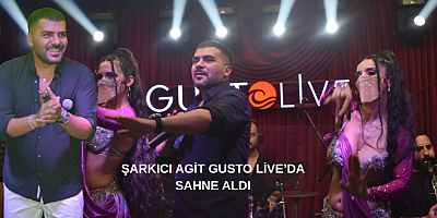 Şarkıcı Agit Aykut, Gusto Live'da Sahne Aldı