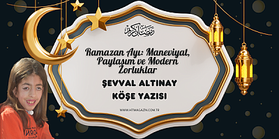 ŞEVVAL ALTINAY KÖŞE YAZISI