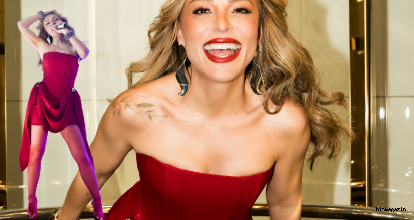 Ziynet Sali'den Kırmızı Ateş!  Londra'yı Yakan Elbise